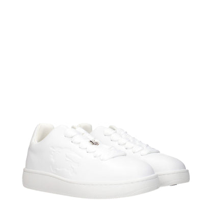 White Leather Low Tops