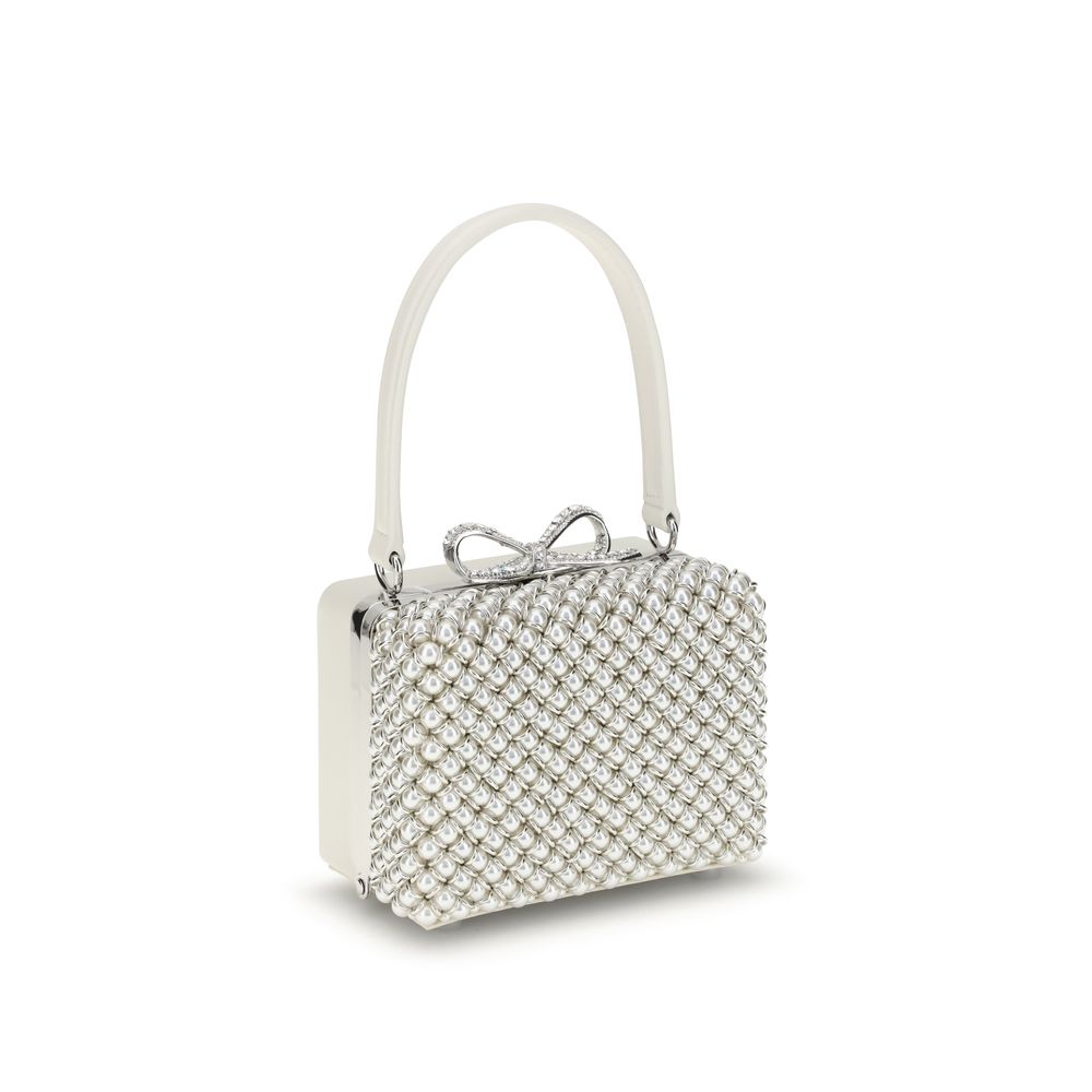 Pearl-adorned Handbag