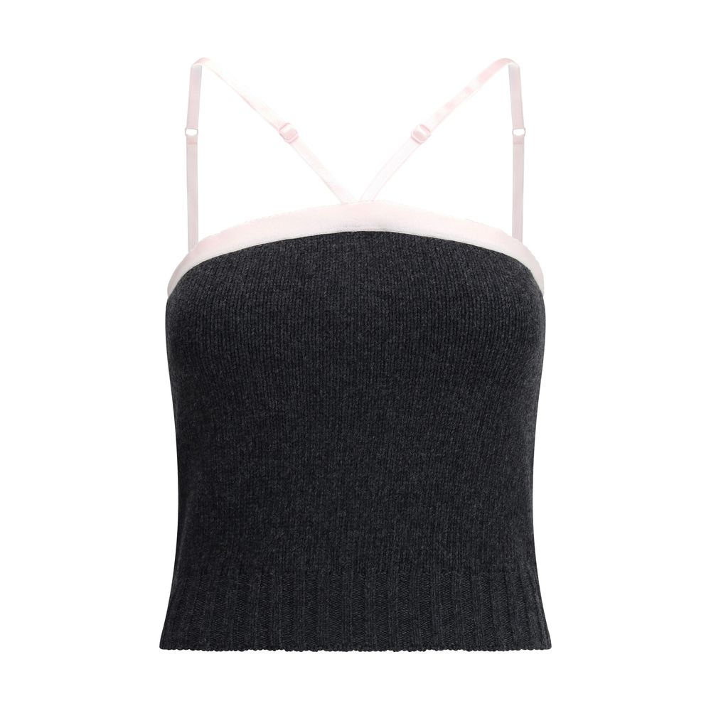 Virgin wool crop Top