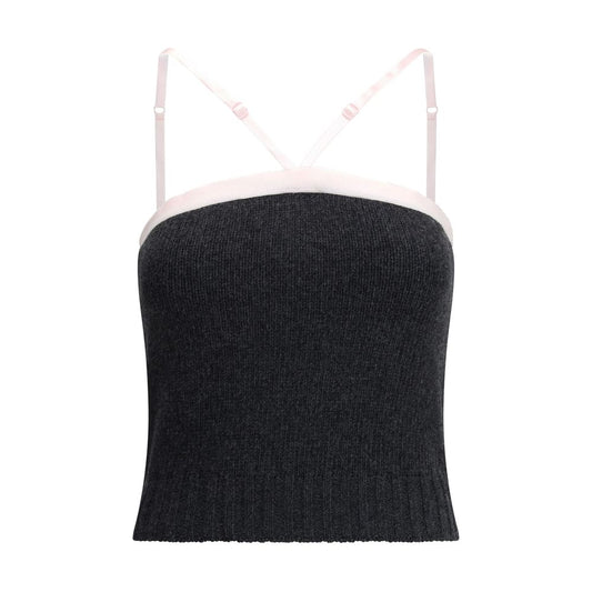 Virgin wool crop Top