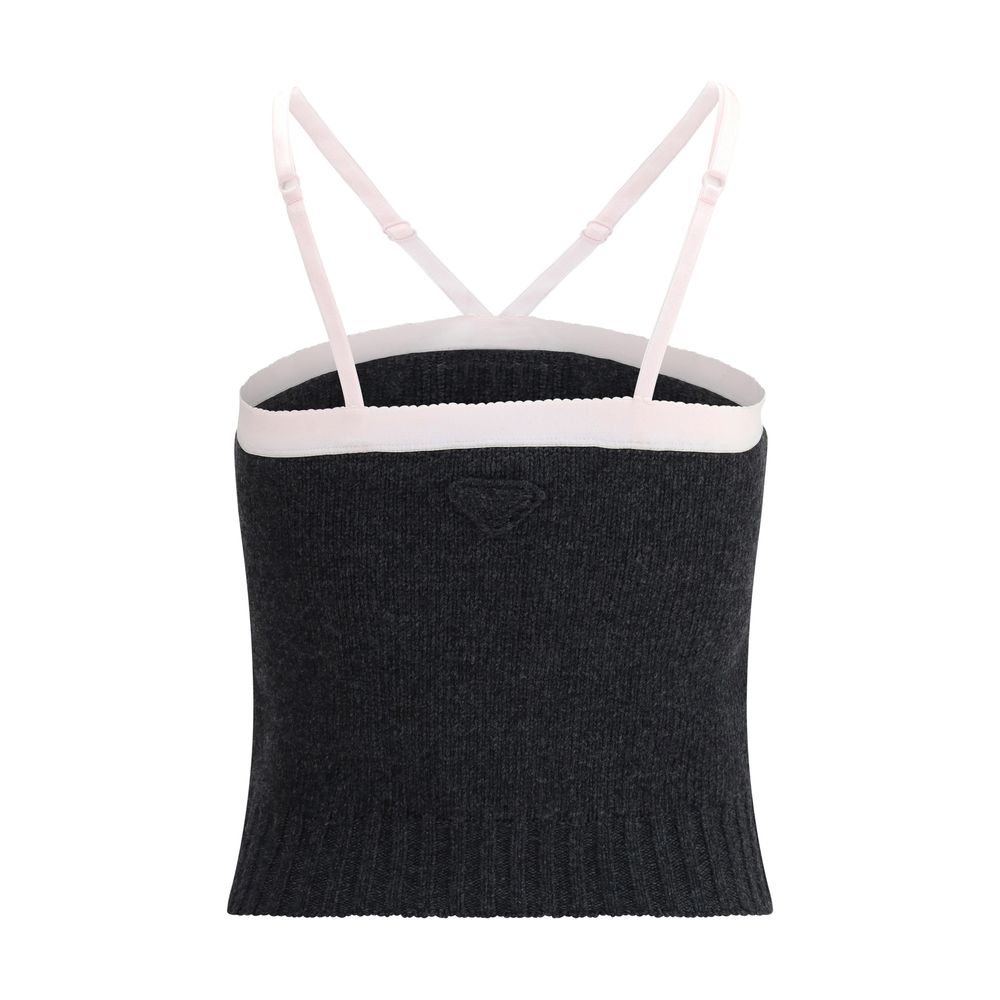 Virgin wool crop Top