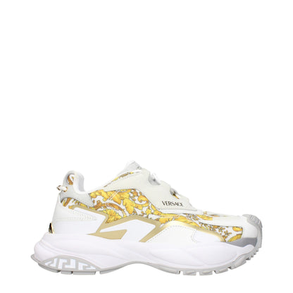 Gold Fabric Low Tops