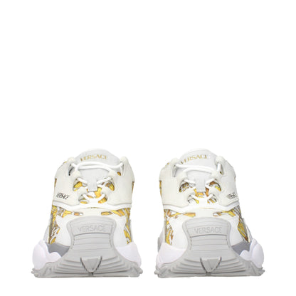 Gold Fabric Low Tops