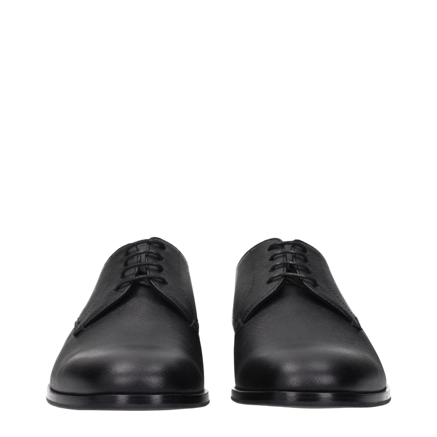 Black Leather Oxfords And Derbies