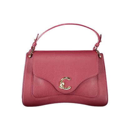 Purple Leather Women Handbag