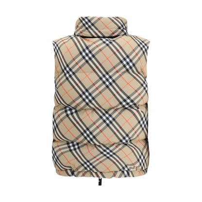Check vest Down Jacket