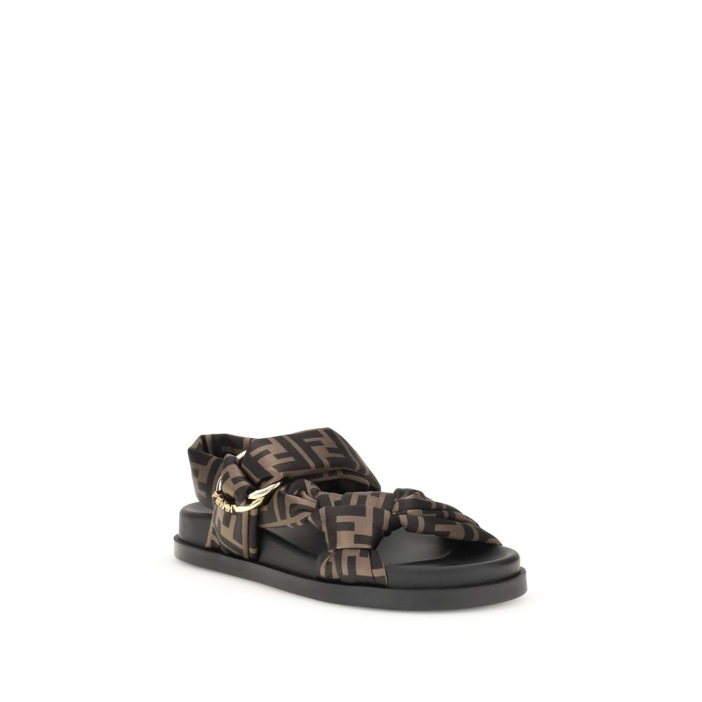 FF satin Sandals