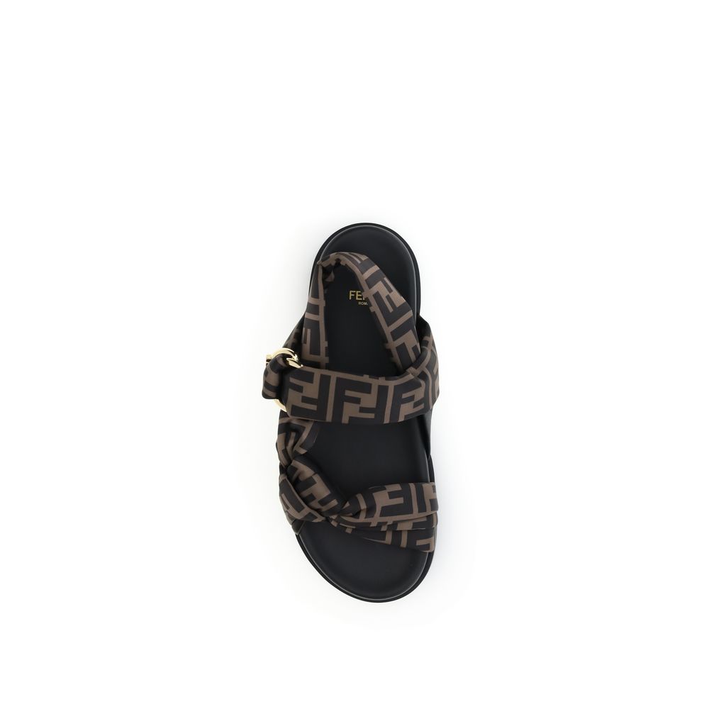 FF satin Sandals