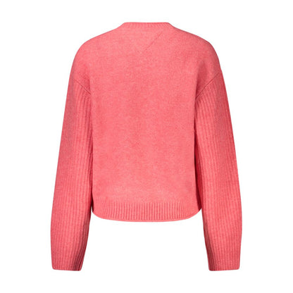 Pink Wool Women Sweater
