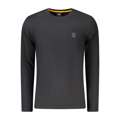 Black Cotton Men TShirt