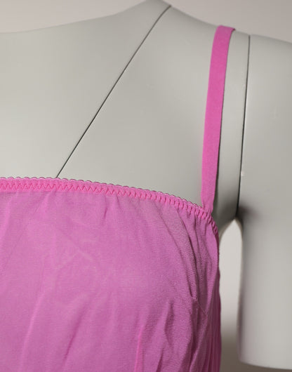 Pink Chemise Nylon Blend Sheer Lingerie Underwear