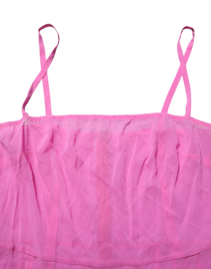 Pink Chemise Nylon Blend Sheer Lingerie Underwear