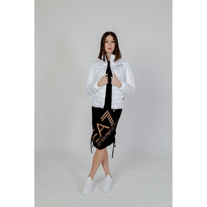 White Polyester Jackets & Coat