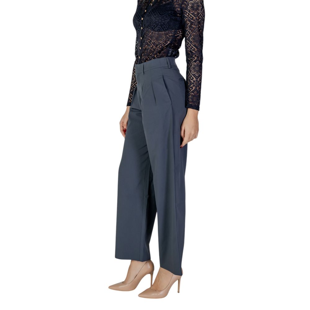 Gray Recycled Polyester Pant