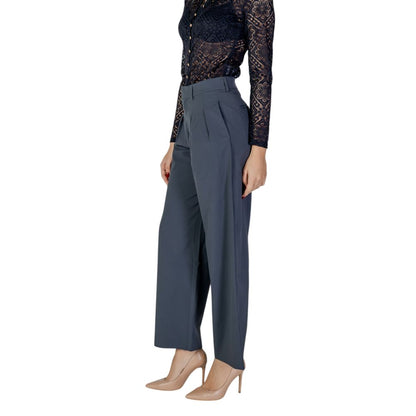 Gray Recycled Polyester Pant