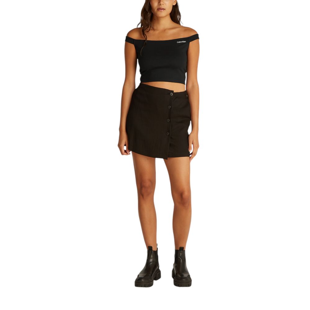 Black Viscose Top