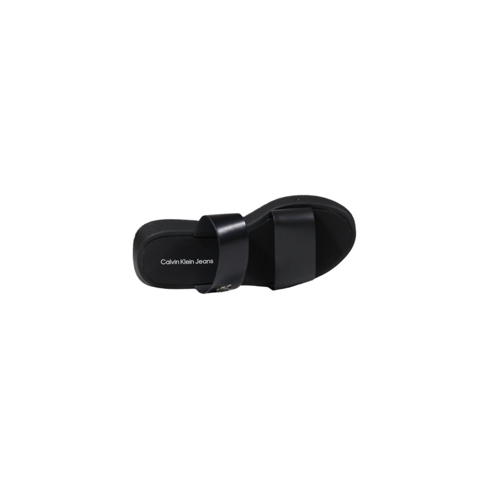 Black Leather Sandal