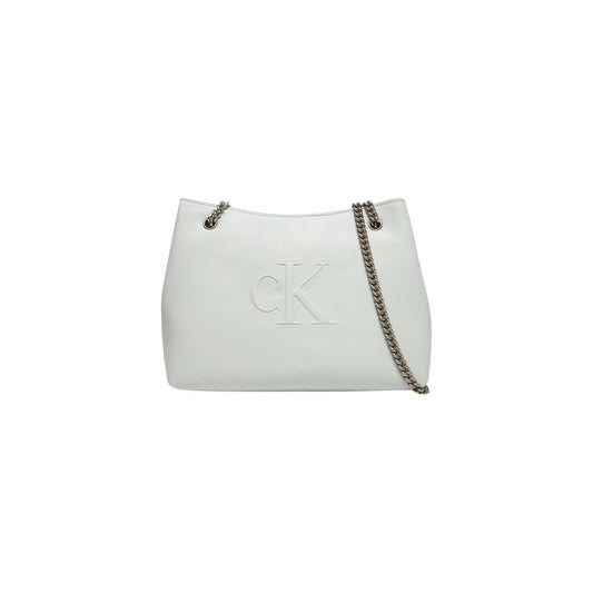 Gray Polyethylene Handbag