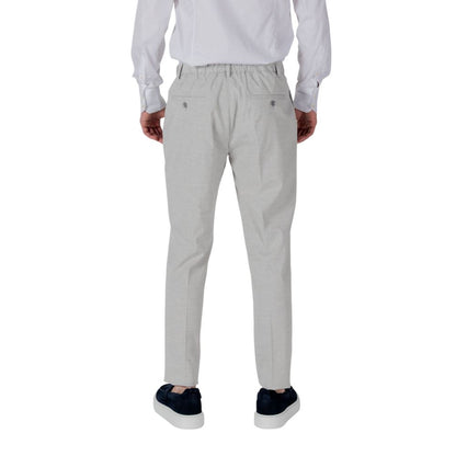 Gray Polyester Pant