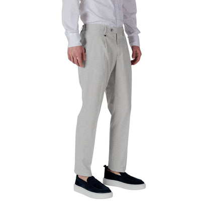Gray Polyester Pant