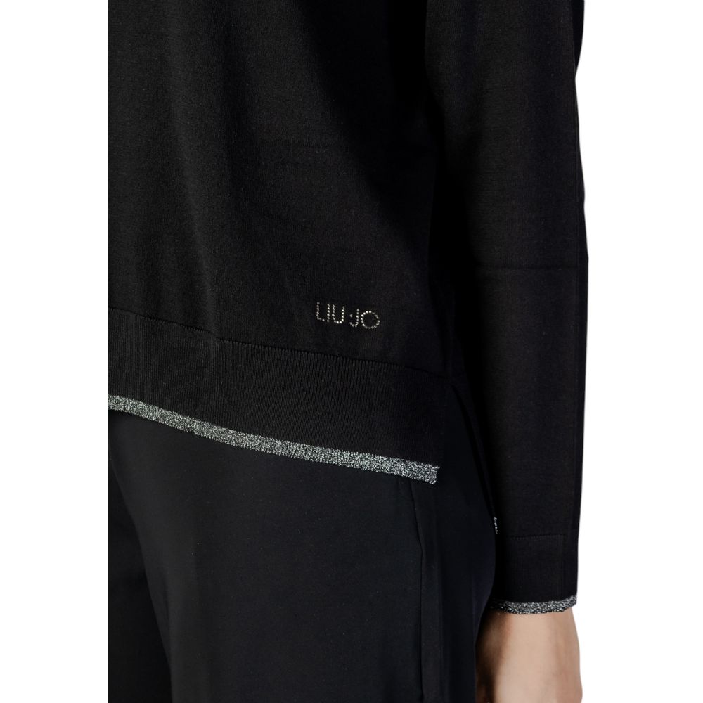 Black Viscose Sportswear