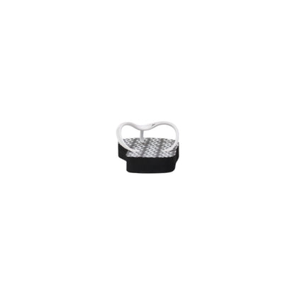 Black And White Rubber Flip-Flop Sandal