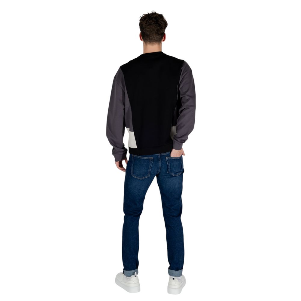 Black Cotton Sweatshirt