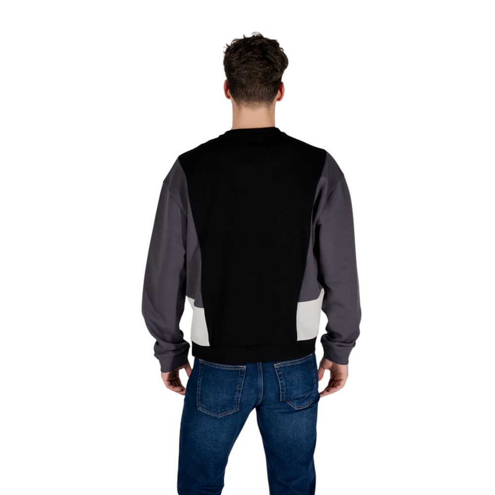 Black Cotton Sweatshirt