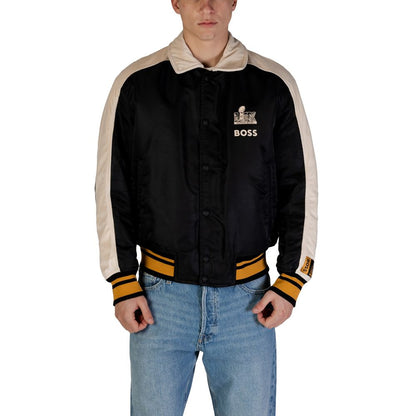 Black Polyamide Jackets & Coat