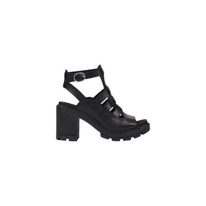 Black Leather Sandal