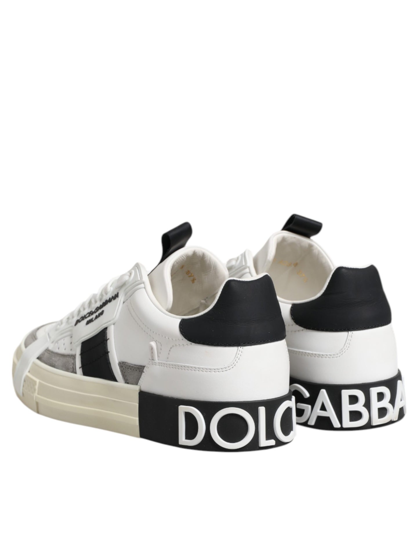 White Leather Custom 2.Zero Sneakers Shoes