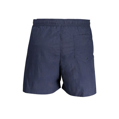 Blue Nylon Swimwear