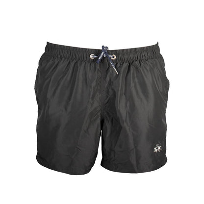 Black Polyester Swimwear