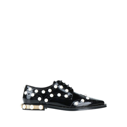 Black Leather Oxfords And Derby
