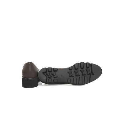 Brown Cowhide Loafer