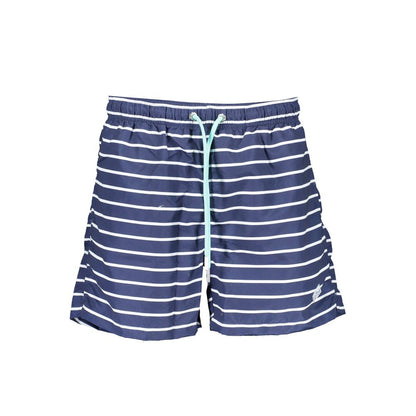 Blue Polyester Swimwear