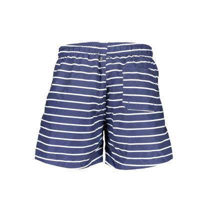 Blue Polyester Swimwear