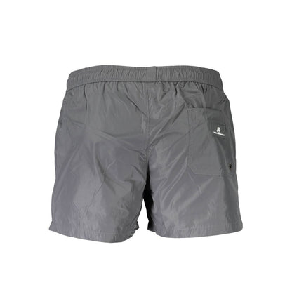 Gray Polyester Swimwear