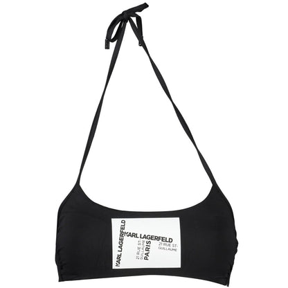 Black Elastane Swimwear