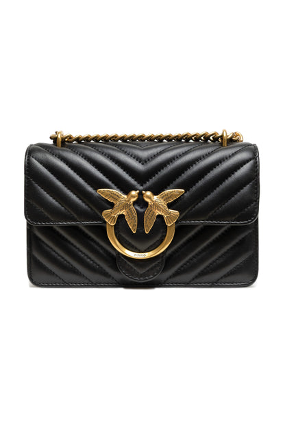 Black Mini Love Bag One Chevron