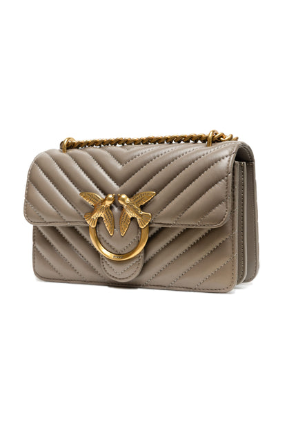 Grey Mini Love Bag One Chevron