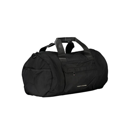 Black Polyester Handbag