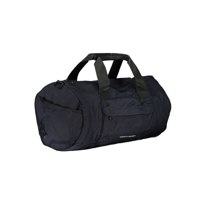 Blue Polyester Handbag