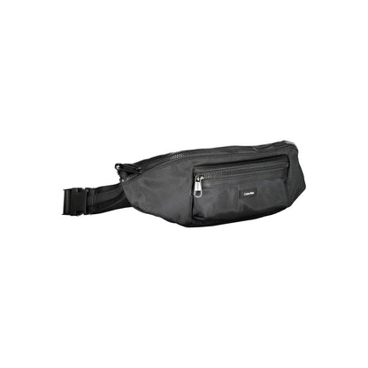 Black Polyester Handbag
