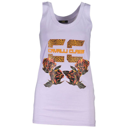 Purple Cotton Tank Top