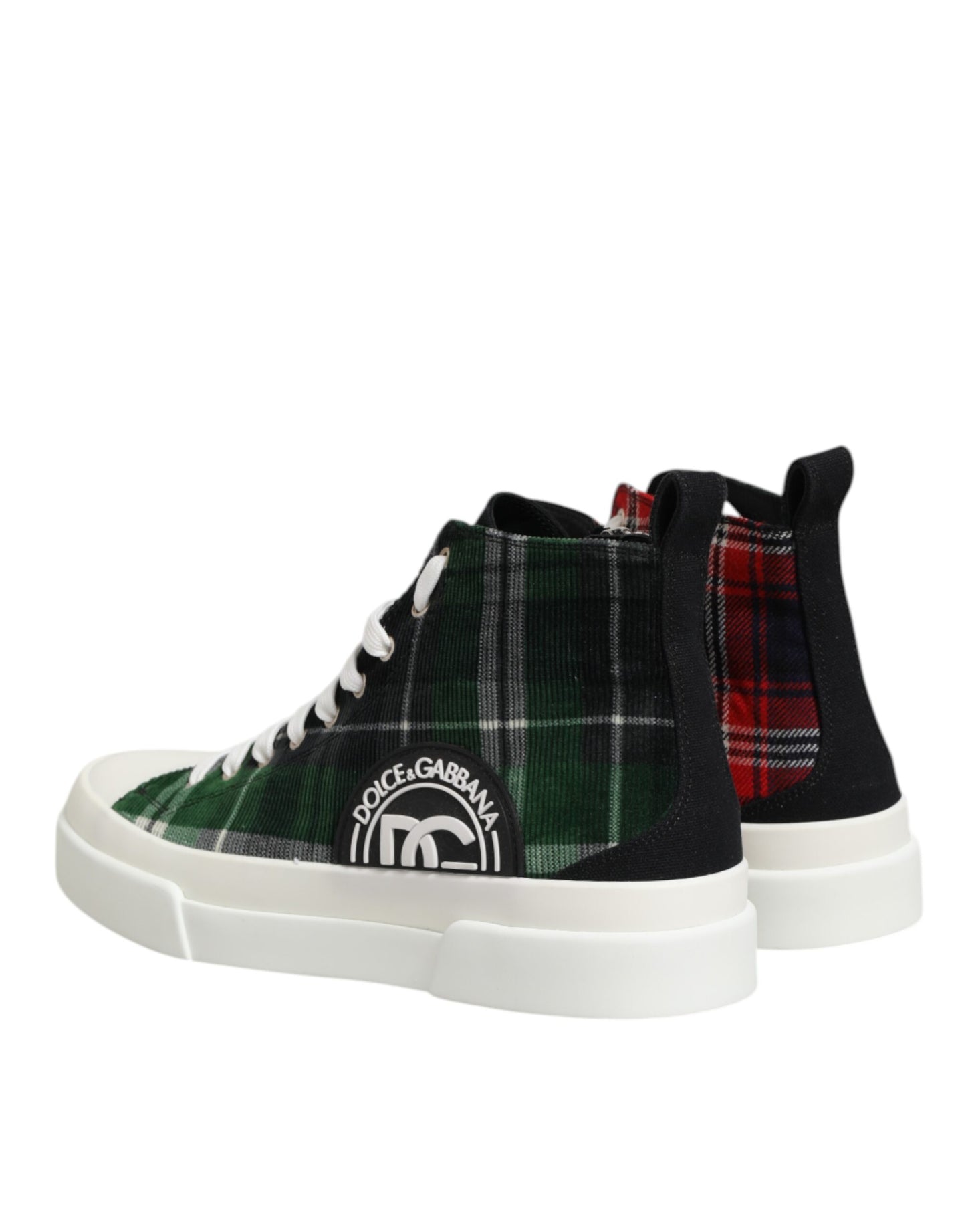 Multicolor DG Logo Men High Top Sneakers Shoes