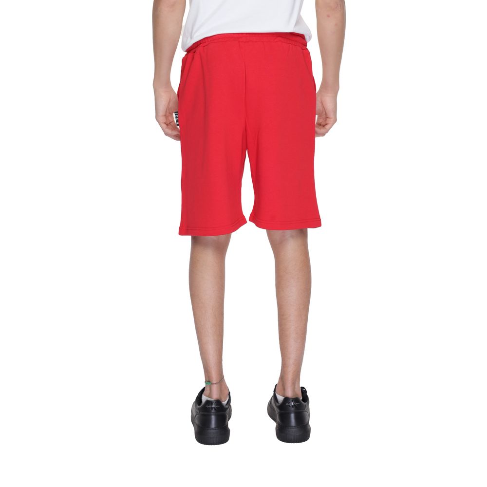 Red Cotton Bermuda