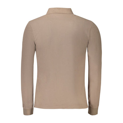 Brown Cotton Polo Shirt