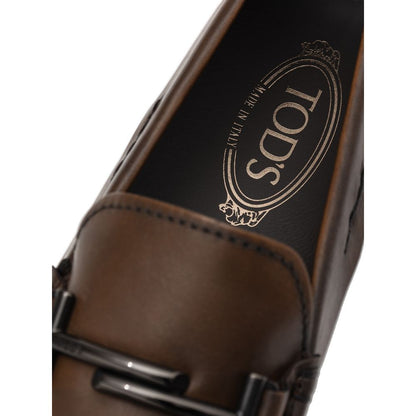 Brown Leather Moccassin