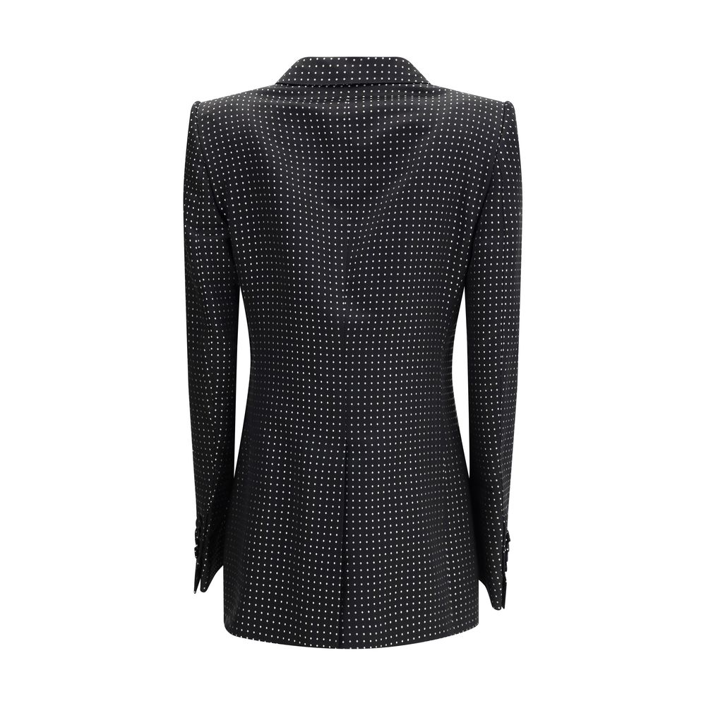 Single Breasted Jacket with polka dots